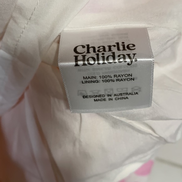 CHARLIE HOLIDAY ISABELLA MAXI DRESS FLORAL PINK NEW WITH TAGS 6 - Picture 4 of 8